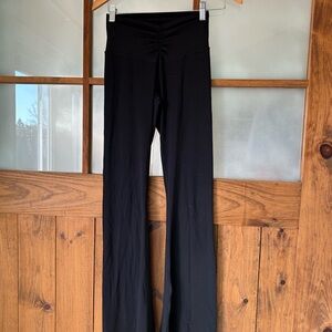 aerie Black High-Waist Flare Yoga Pants